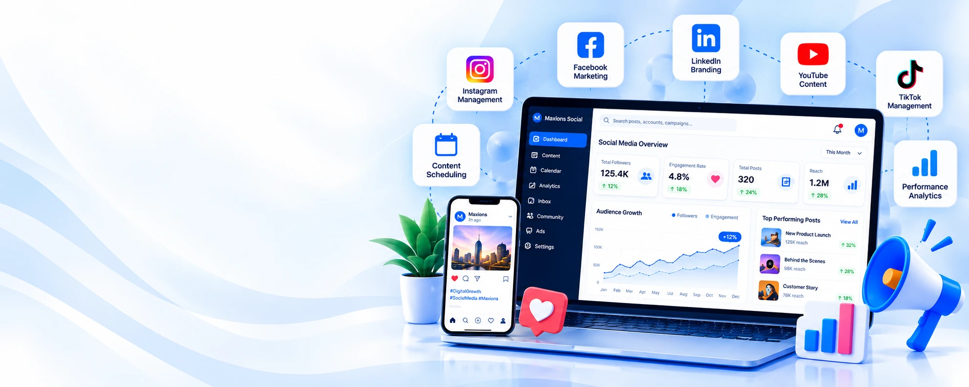 Social Media Calendar Visual