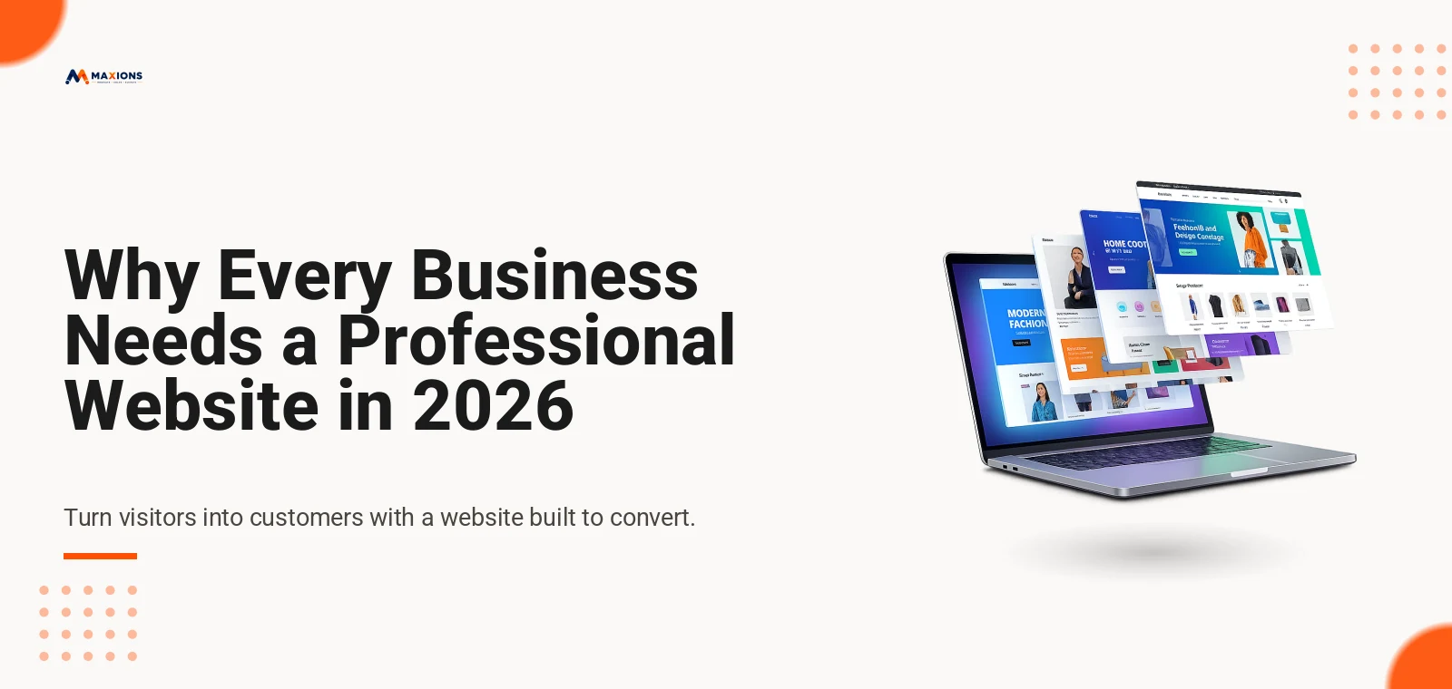 Why every business in Trichy needs a professional website in 2026 - Maxions