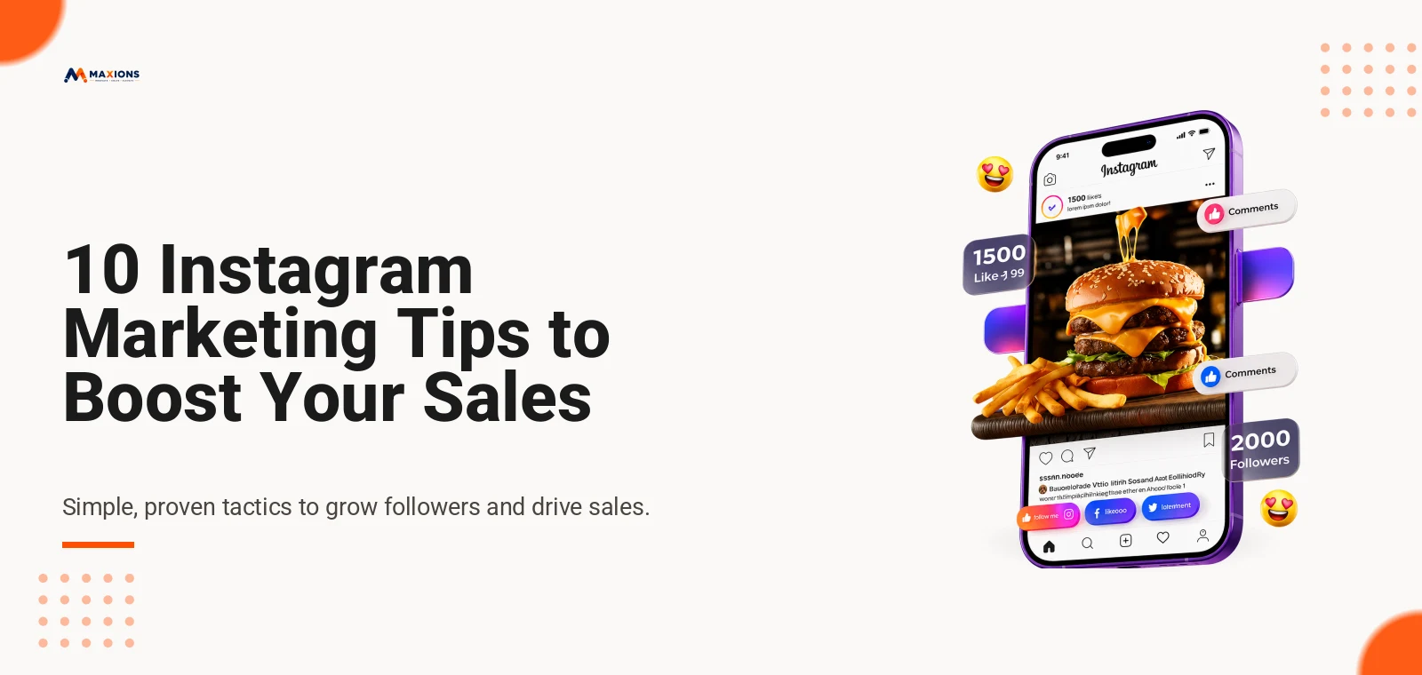 10 Instagram marketing tips to boost small business sales - Maxions